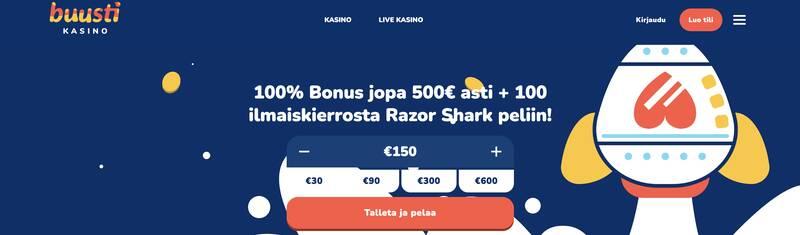 Buusti kasino kokemuksia